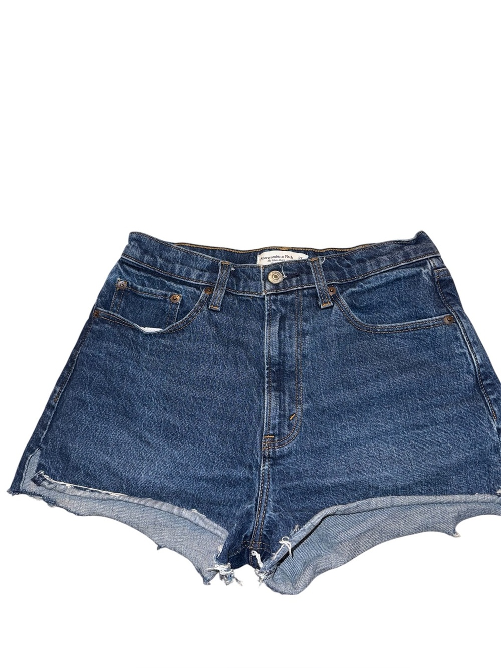 Abercrombie & Fitch The Mom Short
High Rise